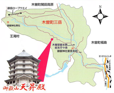 天昇殿 案内略図